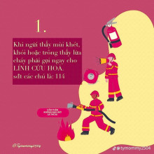 kĩ năng phòng cháy chữa cháy cho trẻ