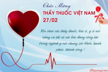 CHÚC MỪNG NGÀY THẦY THUỐC VIỆT NAM