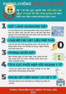 phòng chống sốt xuất huyết