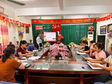 Trường Mầm Non Cao Dương tập huấn "Quy chế nuôi dưỡng"