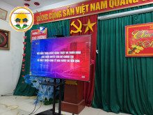 Một số hình ảnh học Nghị quyết của Trường MN Cao Dương