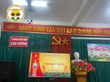 Một số hình ảnh sinh hoạt chi bộ của Trường MN Cao Dương