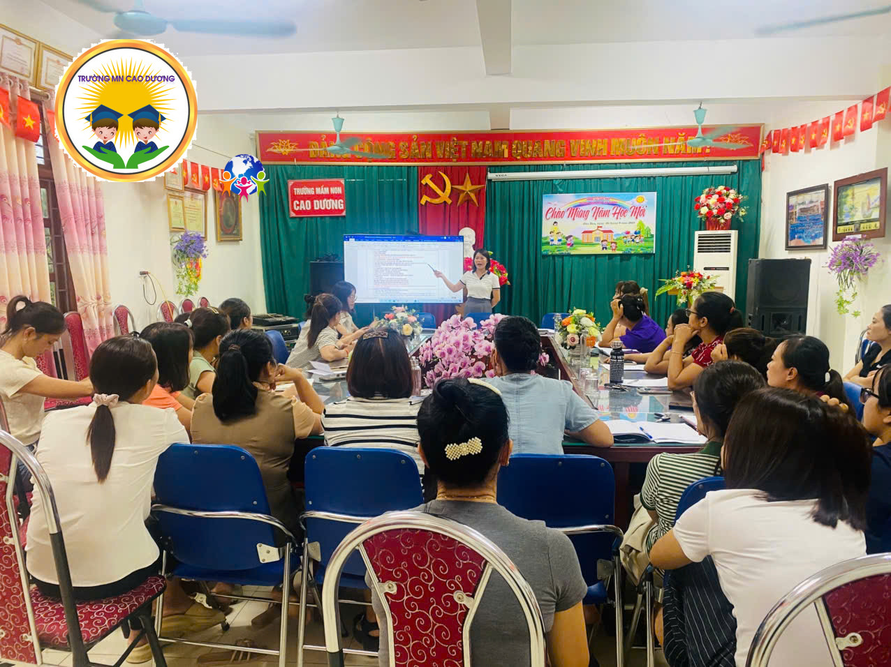 Một số hoạt động nâng cao chuyên môn của trường mầm non Cao Dương- Tháng 9