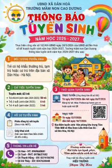MNCD THÔNG BÁO TUYỂN SINH 26-27