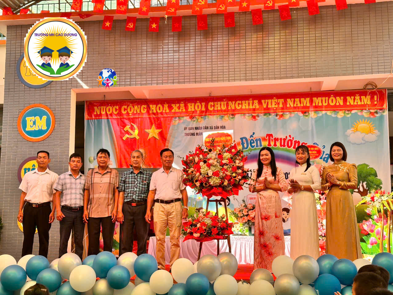 Trường Mầm non Cao Dương chào mừng năm học mới. Năm học 2025-2026