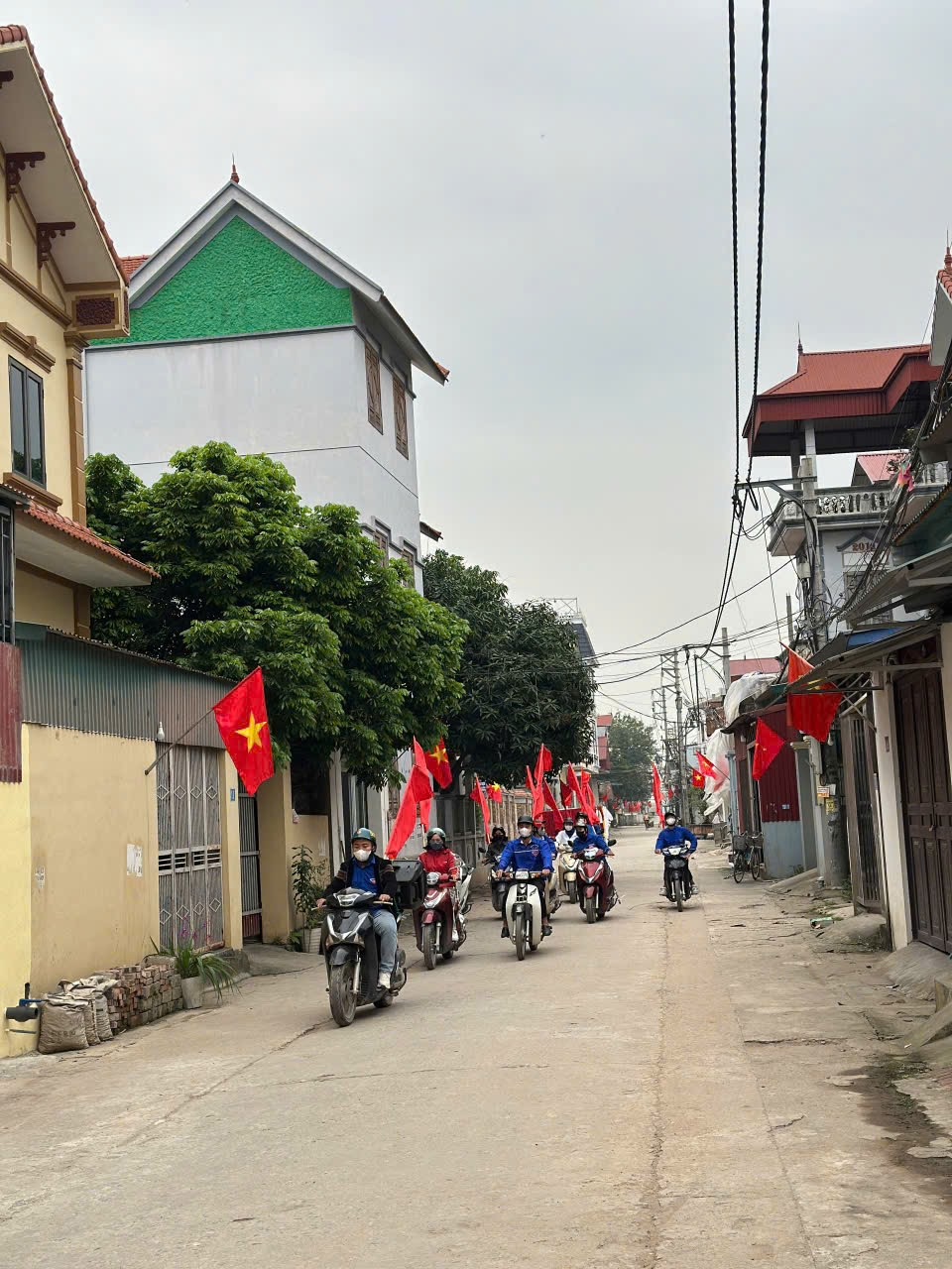 Buổi tuyên truyền lưu động của chi đoàn MN Cao Dương